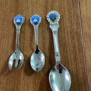 Souvenir spoons from Bahamas